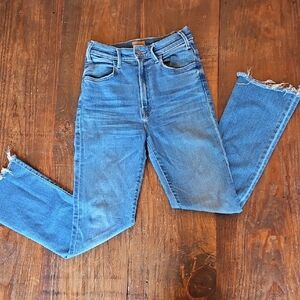 MOTHER Women's Straight Leg Jeans in Blue